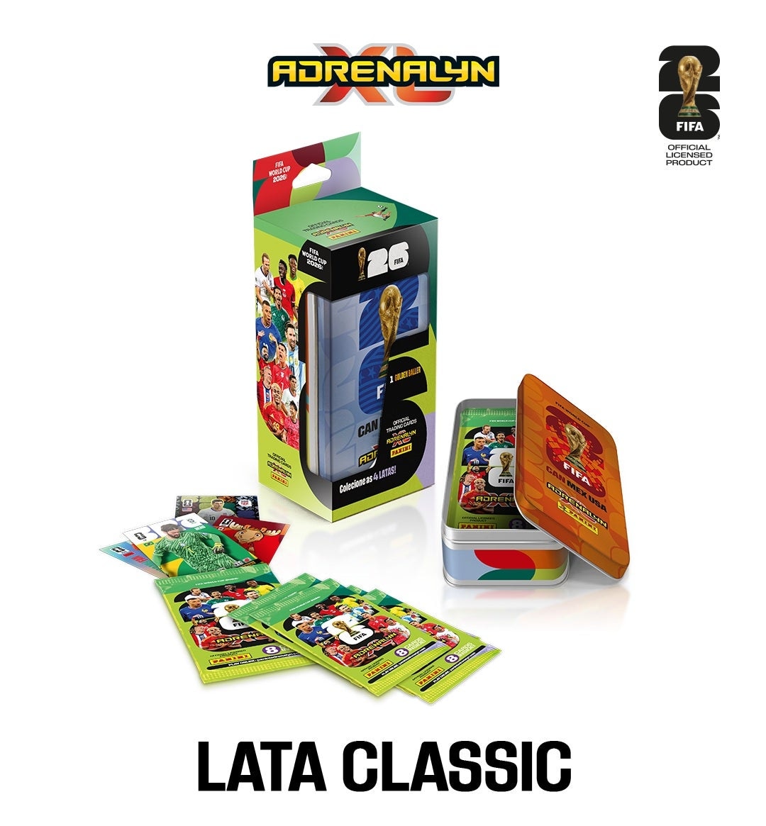 FIFA World Cup 2026™ ADRENALYN XL™ — Lata Classic Tin