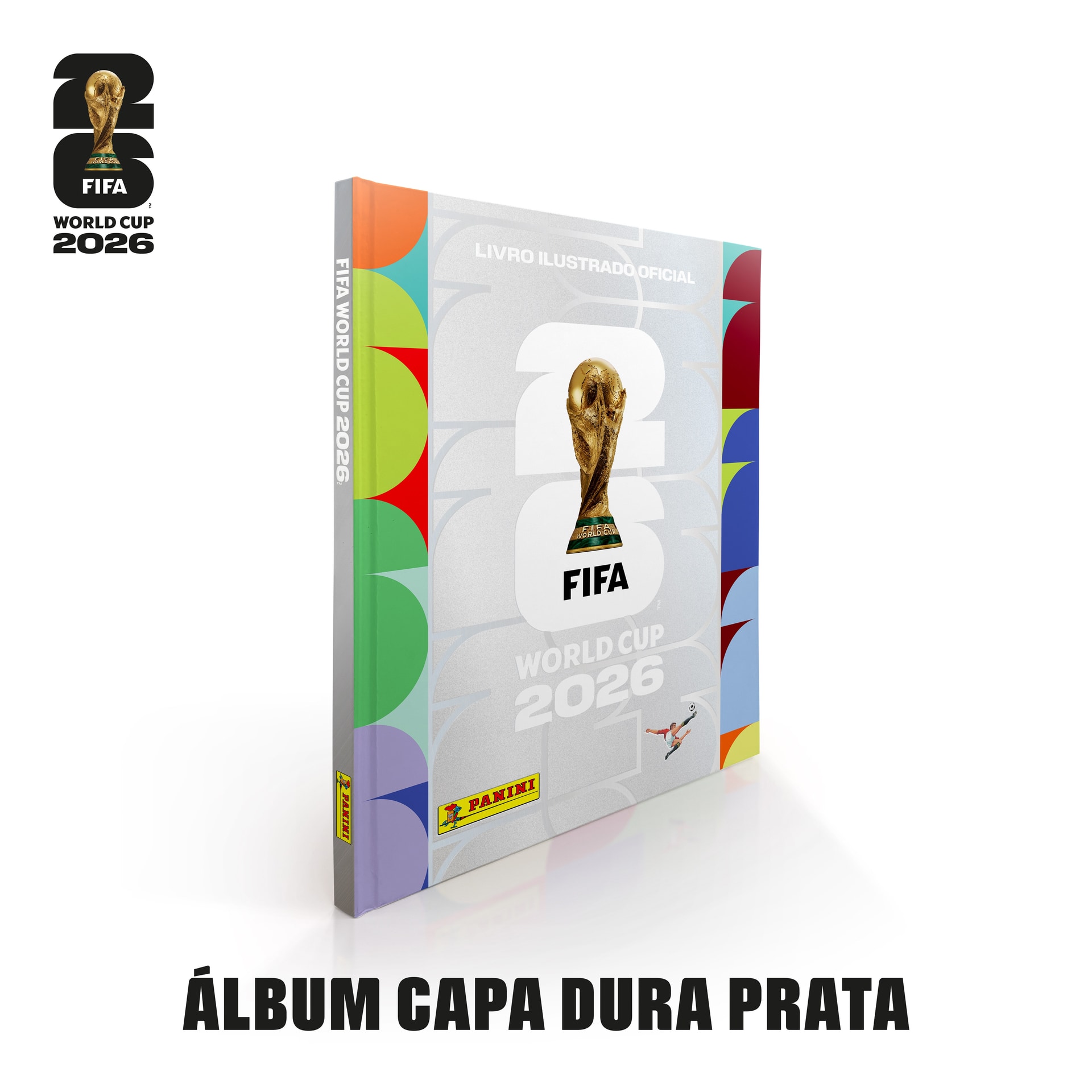 Brasil — Camisa + Álbum prata + 24 pacotes figurinhas
