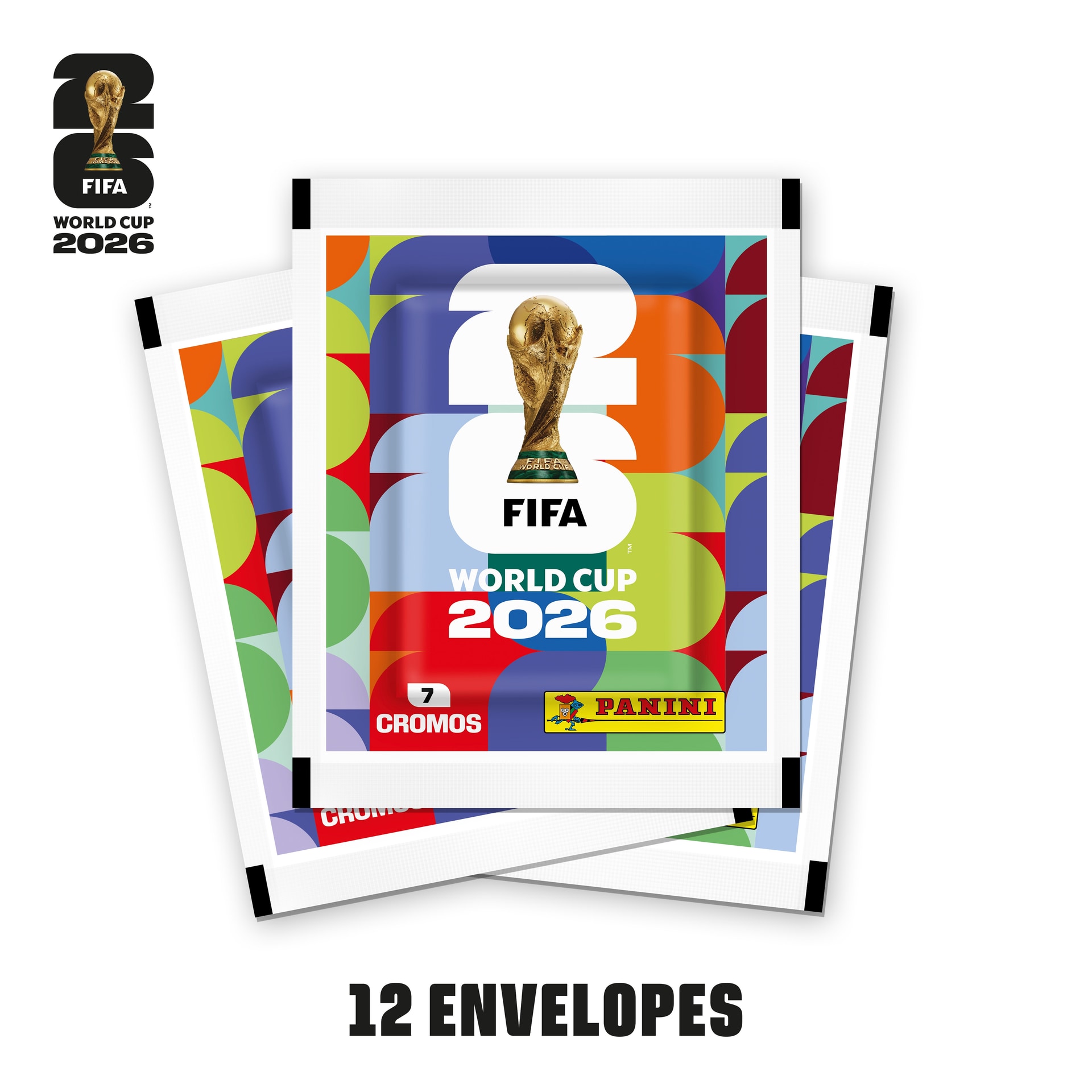 12 pacotes envelopes figurinha